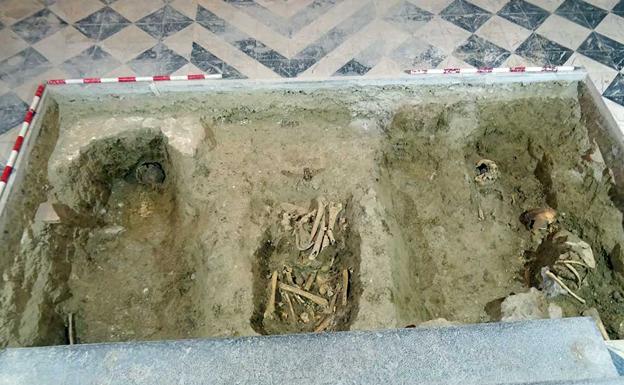 Se han encontrado varios enterramientos bajo la Capilla/BurgosConecta