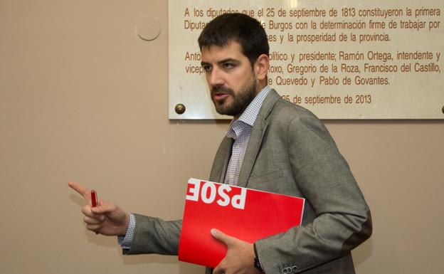 David Jurado, portavoz del PSOE en la Diputación./GIT