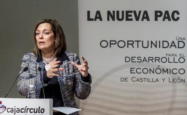 Milagros Marcos clausuró la jornada./Santi Otero/EFE
