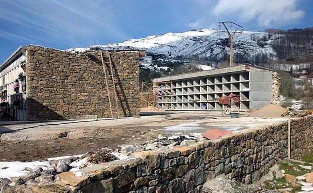 Imagen de archivo de las obras de ampliación del cementerio de Las Machorras/BurgosConecta