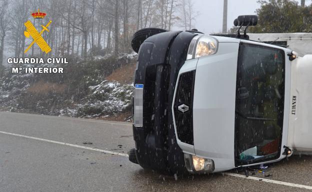 Vehículo accidentado/BurgosConecta