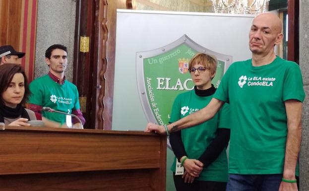 Jesús Gómez, afectado con ELA/PCR