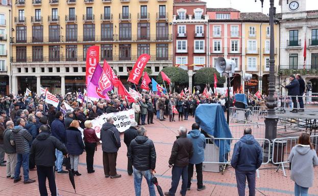 La manifestación ha concluid en la Plaza Mayor/PCR