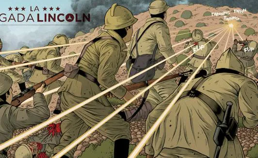 Una imagen de 'La Brigada Lincoln'. /Panini