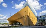 Vista de la librería central de Helsinki Oodi./Helsinki Central Library Oodi