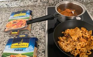 Menús servidos este sábado y el de abajo, a la izquierda, el jueves, en Cigales. ::/EL NORTE