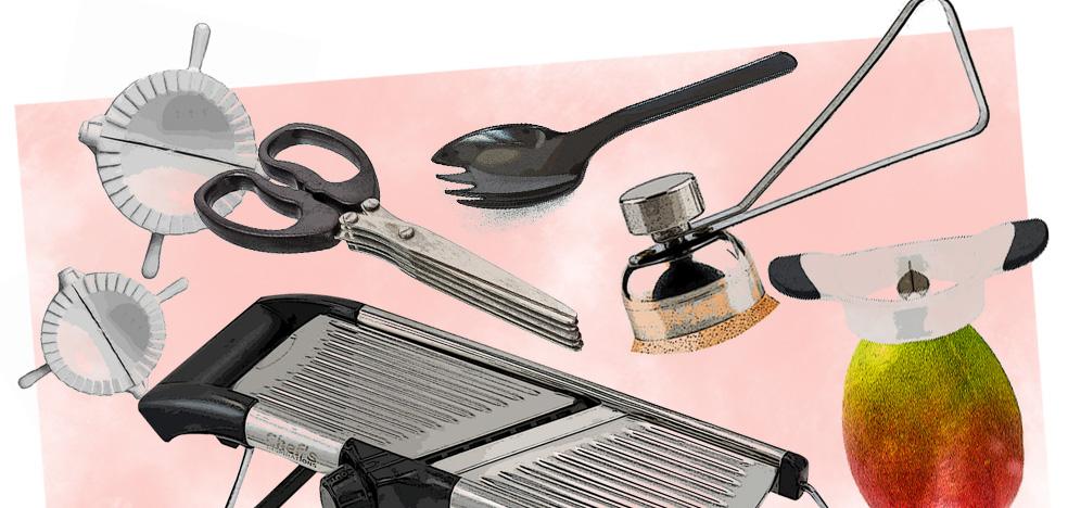 Deshuesador de mangos, abrehuevos... los utensilios más curiosos y