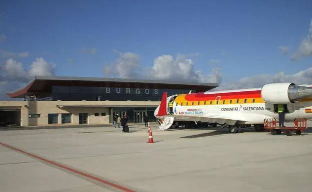 Air Nostrum dejó de volar desde el Burgos el pasado diciembre./BC